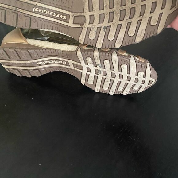 Women’s Skechers Strappy Sandal gold size 9 - Picture 6 of 7